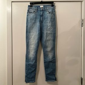 Mother Jean Size 26 The Swooner Ankle Slice Lemonade and Lies